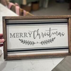 Merry Christmas sign